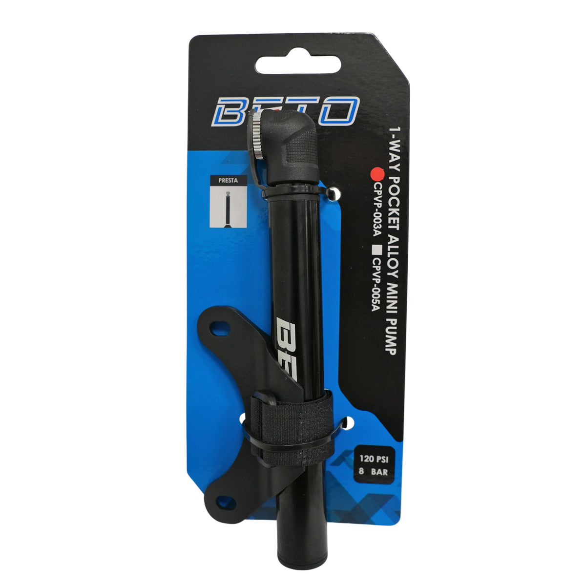 Bombín de Bolsillo Aluminio Beto CPVP-003A – 120 PSI