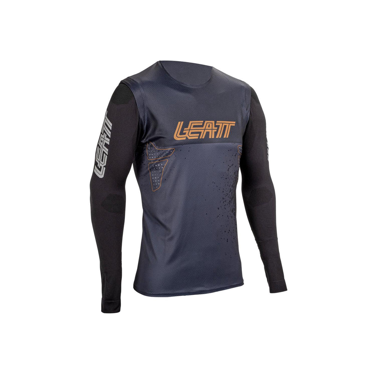 Jersey Leatt MTB Gravity 5.0 V25 Manga Larga Negro