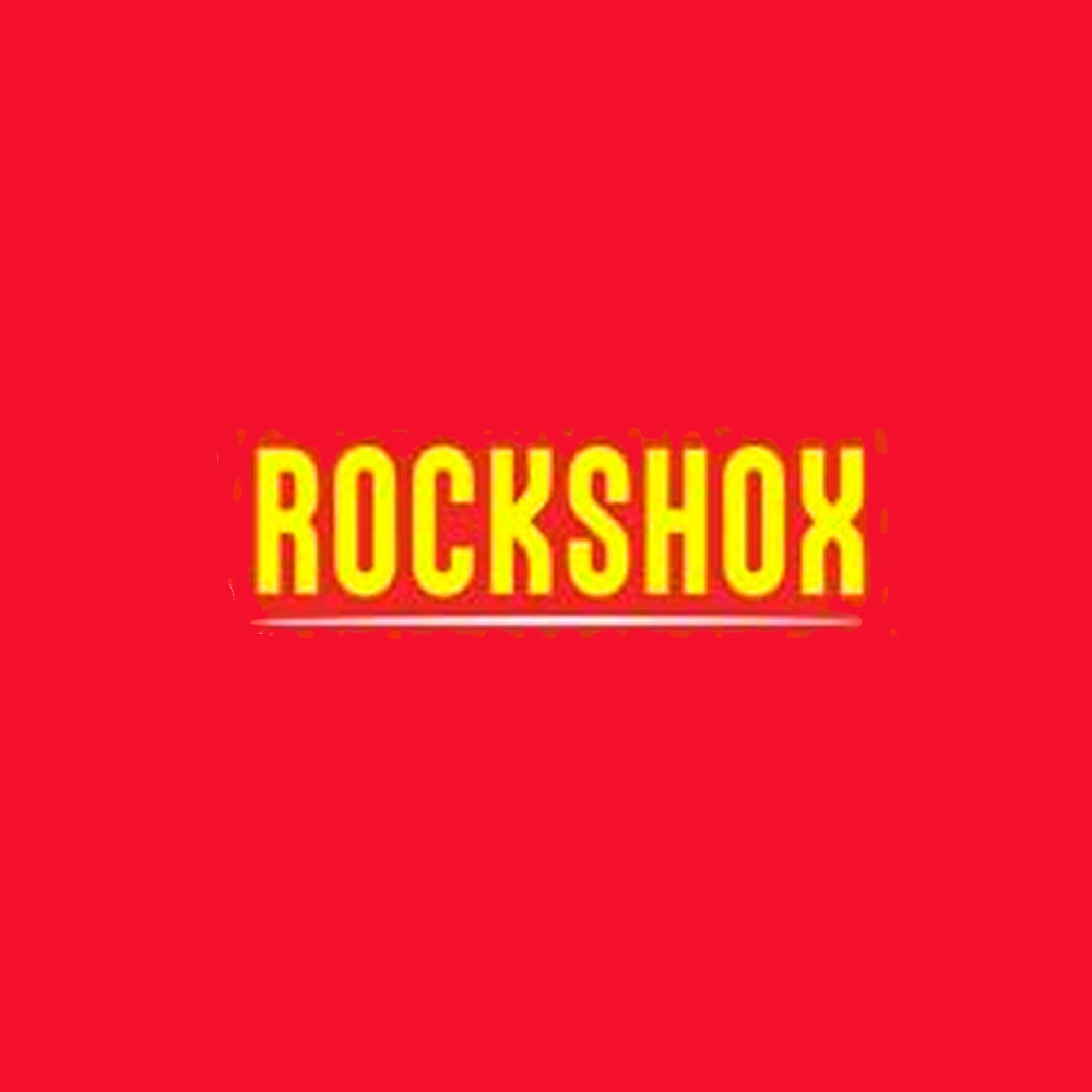 Polera Rockshox paint brush logo rojo M