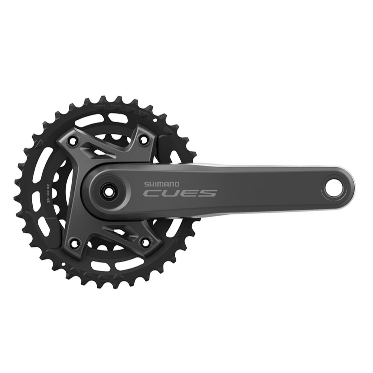 Volante Shimano Cues FC-U6000-2B FOR Rear 9/10/11V. 2-PCS FC,170MM, Ind.pack EFCU60002BCX62
