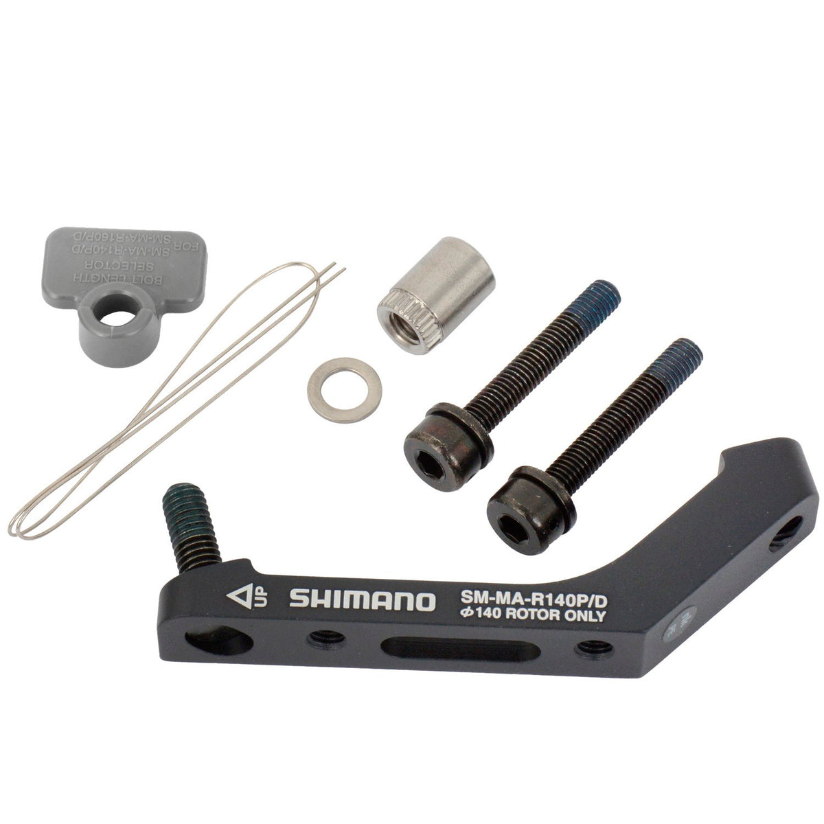 Adaptador Disco Ruta Smdbadt Shimano. Road Disc BR SM-MA-R140P/D Adap. Fixing Bolt X2 Caja