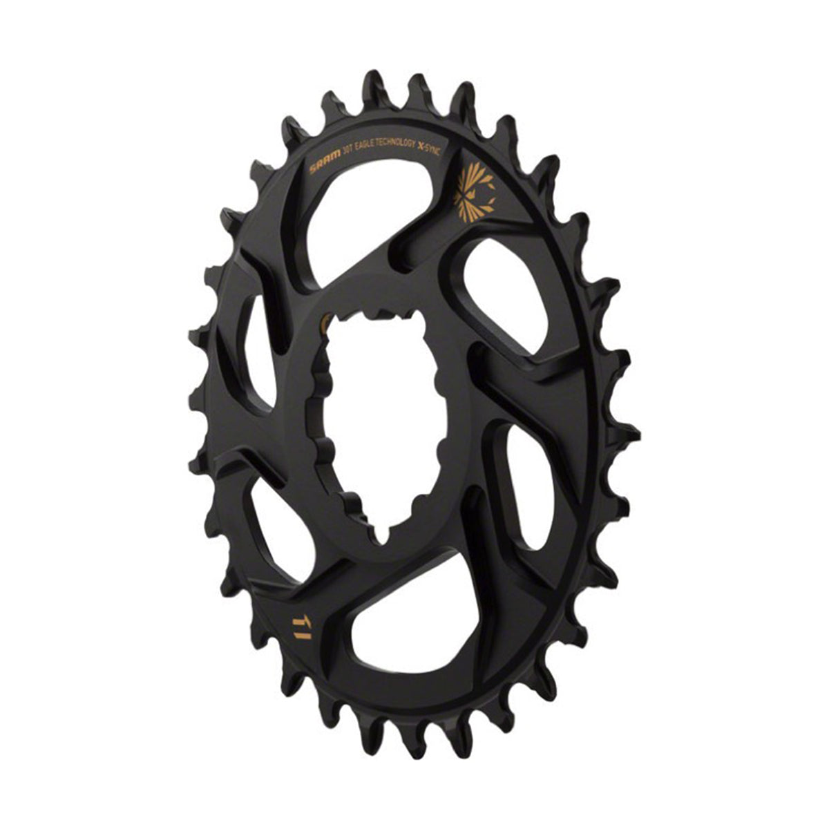 Corona SRAM Eagle X-Sync 2 DM 38T Aluminio Offset 3mm Dorada