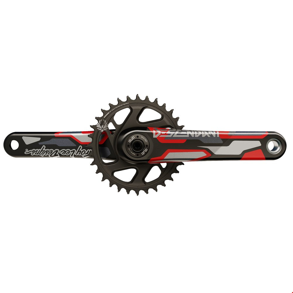 Volante Truvativ Descendant Colab Eagle DUB Boost 32T TLD Rojo