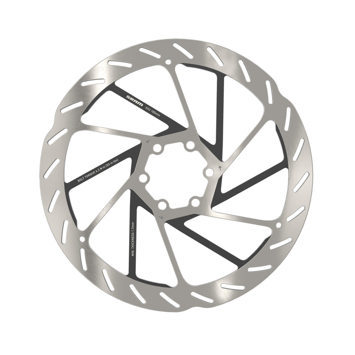Disco SRAM HS2 E-Bike 180mm 6 Pernos 2mm | Freno MTB