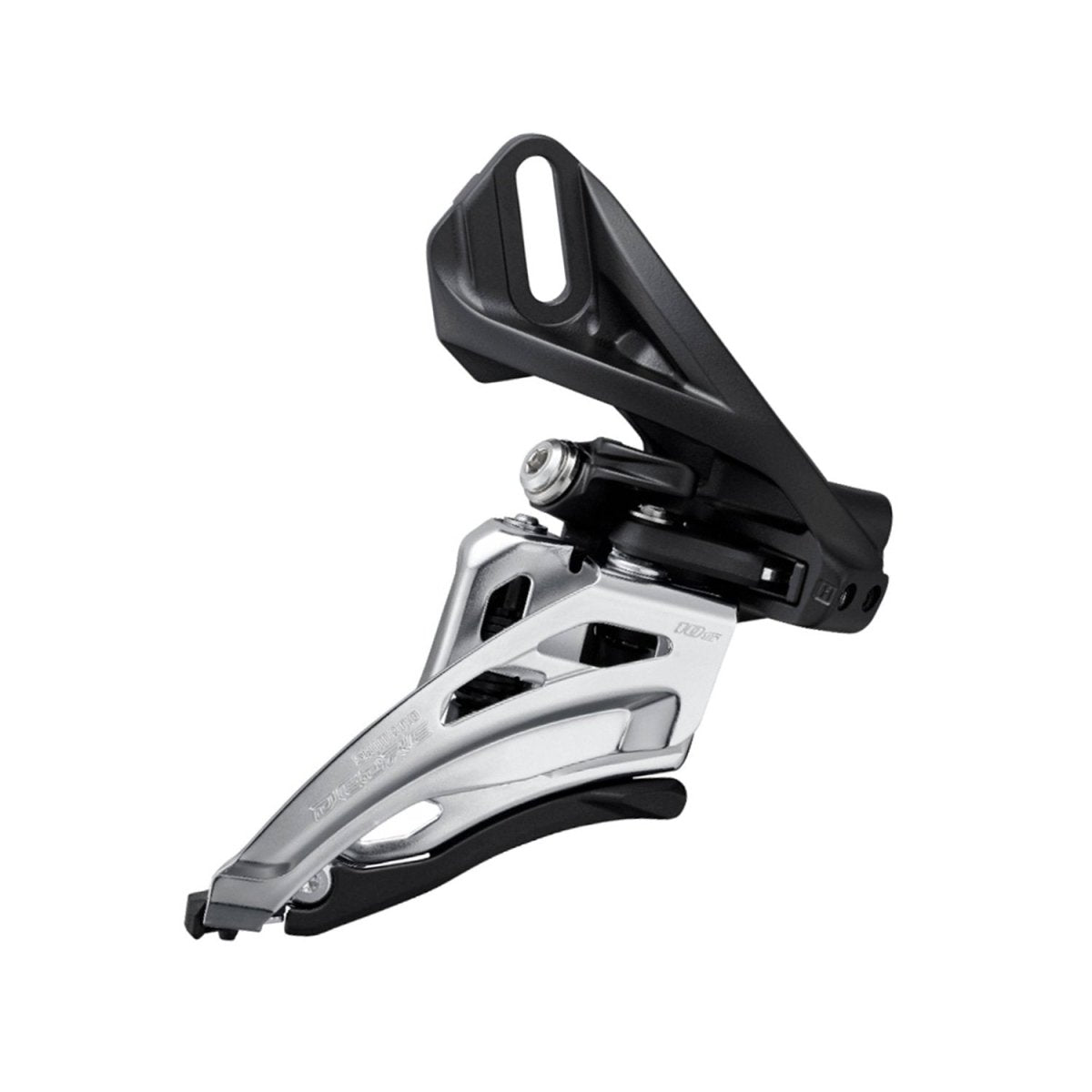 CAMBIADOR SHIMANO FD-M4100-D, DEORE, FOR 2X10, SIDE SWING, FRONT-PULL, DIRECT MOUNT, CS-ANGLE:66-69, - FIERRIDE
