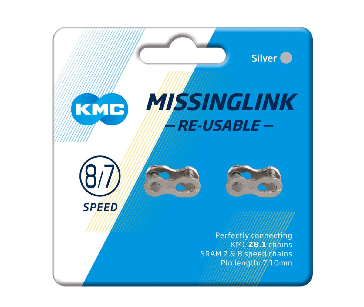 Conector KMC Missing Link CL571R 7/8V (2 unidades) - FIERRIDE