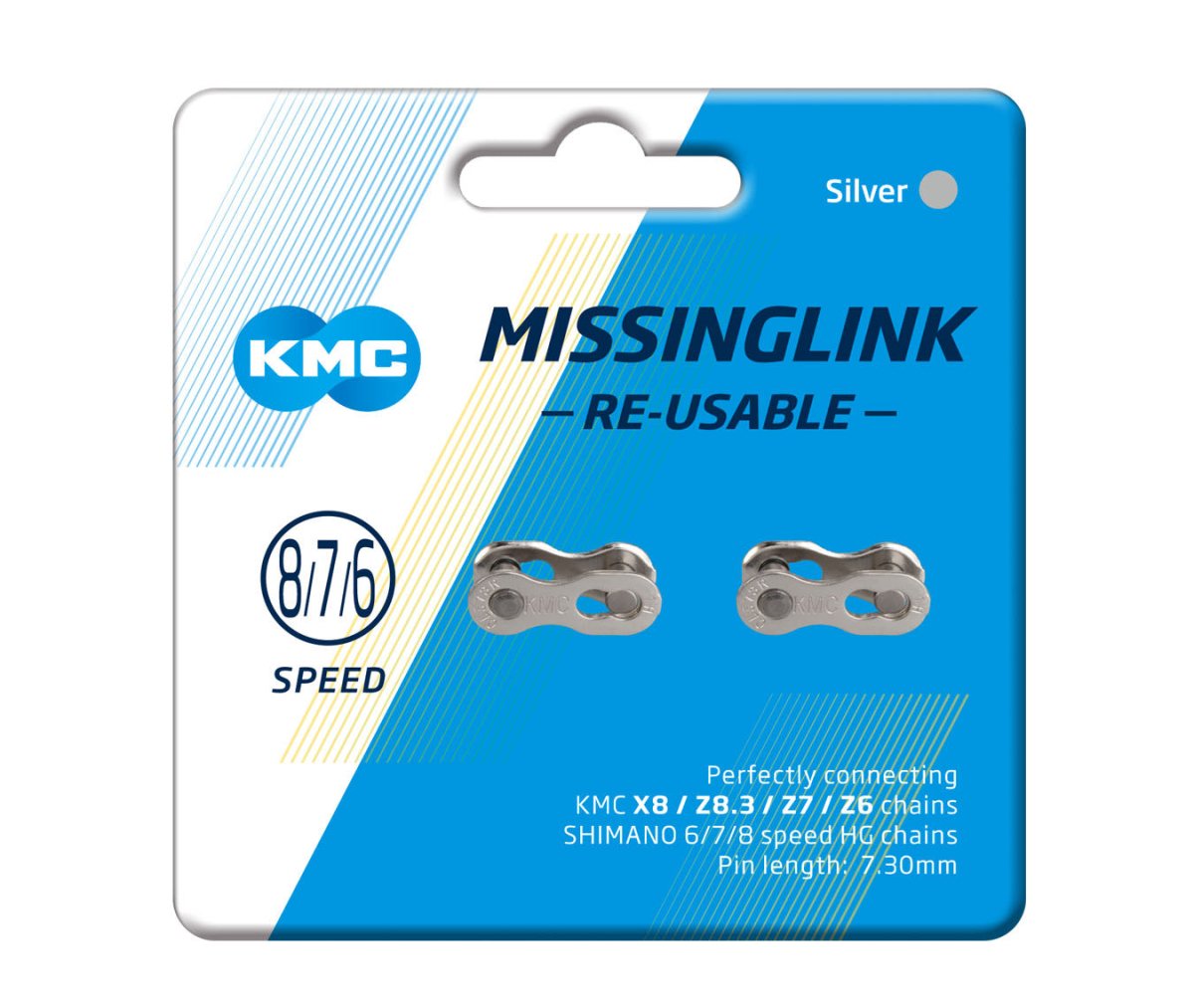 Conector KMC Missing Link CL573R 6/7/8V (2 unidades) - FIERRIDE