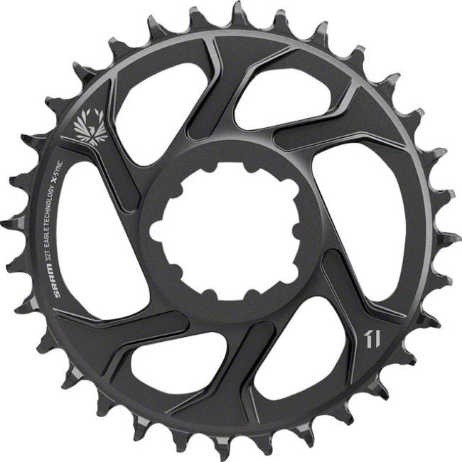 Corona SRAM Eagle X-Sync 2 B1 DM3 6mm Aluminio Negro 32T - FIERRIDE