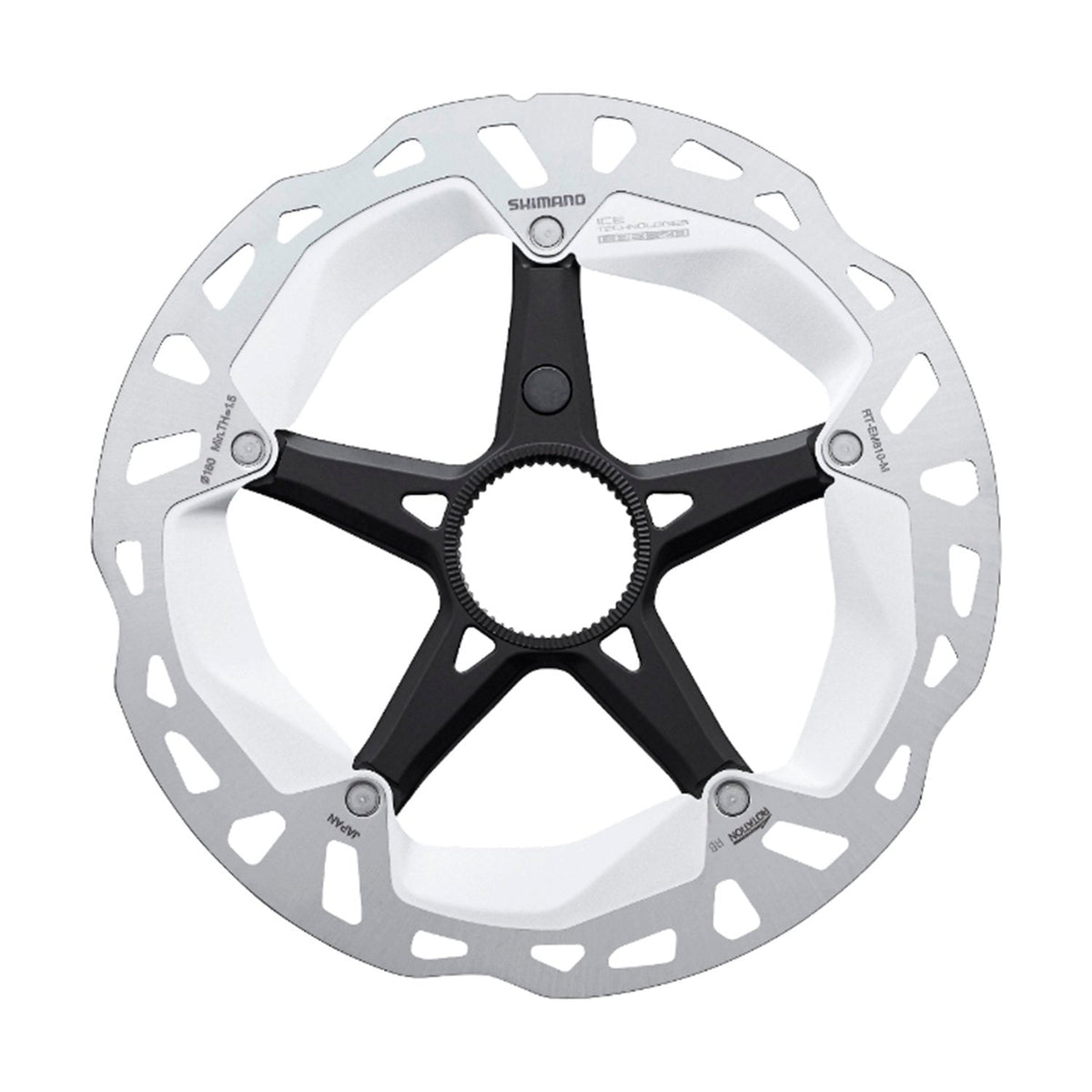 Disco rotor de freno Shimano RTEM810 180mm - 203mm Center Lock Internal Serration - FIERRIDE