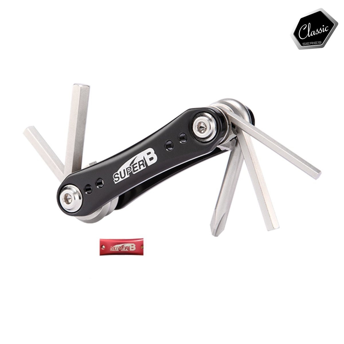 Herramienta Plegable 7 en 1 Super B TB-FD30 Clásica Roja - FIERRIDE