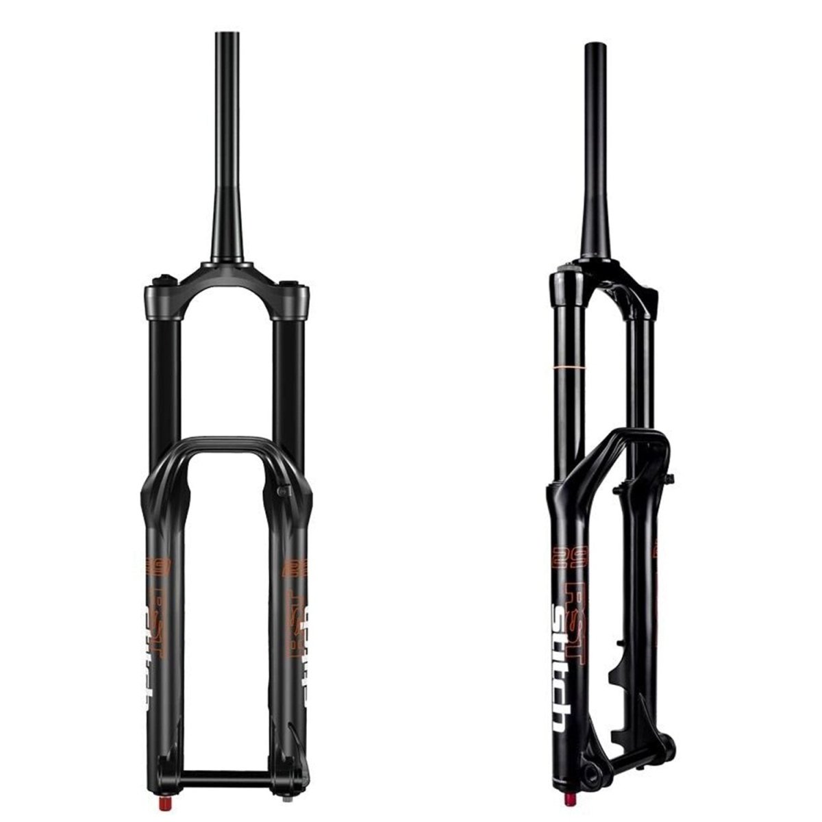 Horquilla RST Stitch 27.5 Tapered Coil Negra - FIERRIDE