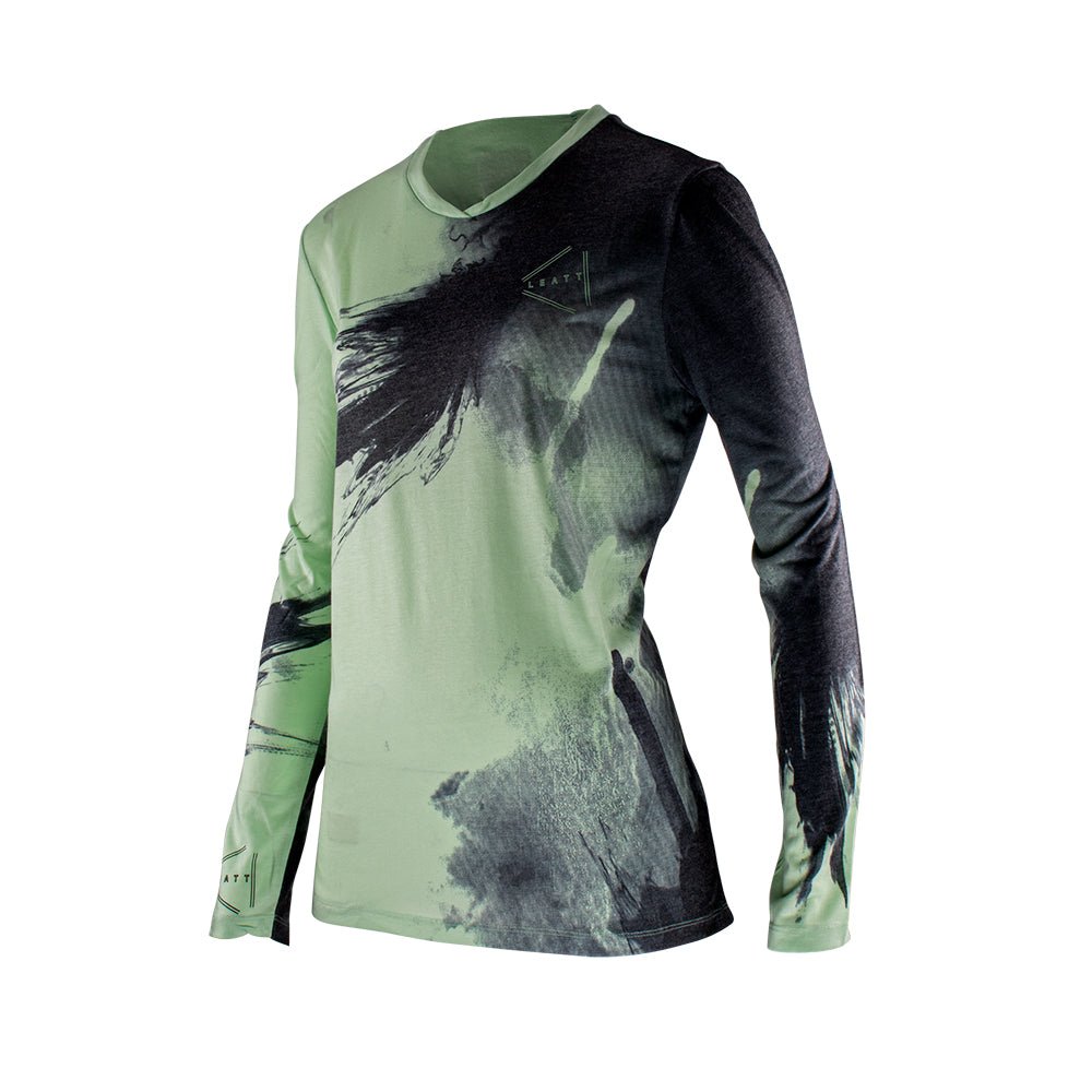 Jersey Leatt MTB Gravity 2.0 Manga Larga Mujer Mint - FIERRIDE