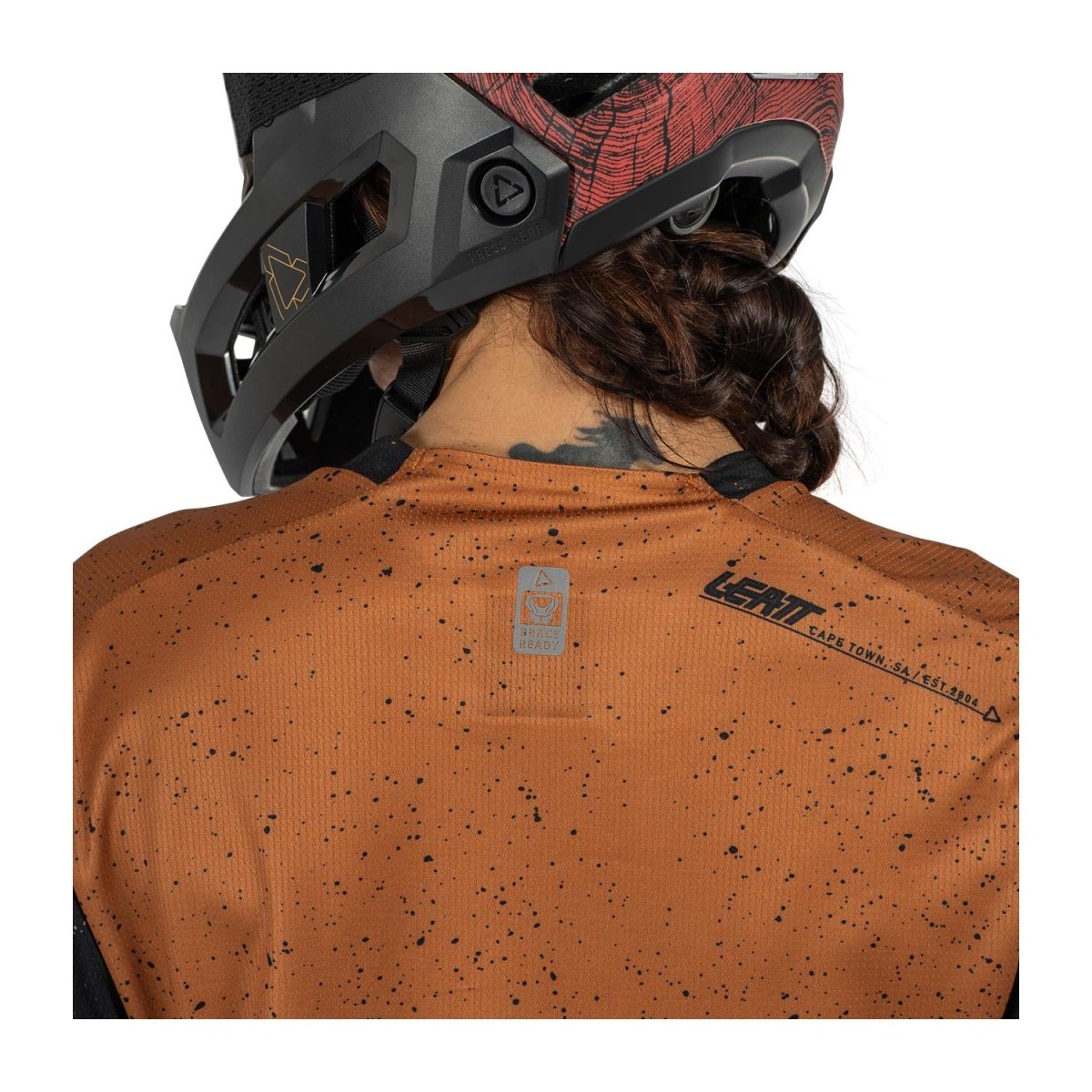 Jersey Leatt MTB Manga Corta Mujer Enduro 3.0 V25 Rust S 4US - FIERRIDE