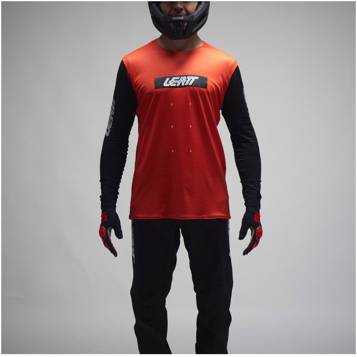 Jersey Leatt MTB Manga Larga Gravity 8.0 Rojo Racing - FIERRIDE