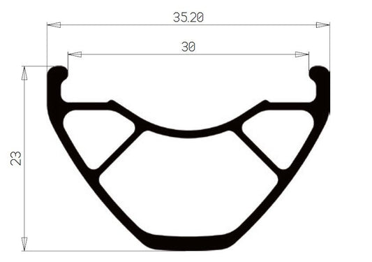 Llanta Hope Fortus 30 27.5" 32h - FIERRIDE