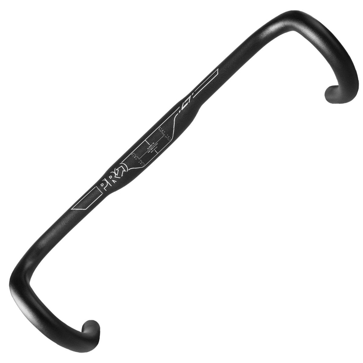 MANUBRIO PRO BIKEGEAR HANDLEBAR LT ERGO BLACK 42CM DIAMETER 31.8MM (PRHA0286) - FIERRIDE