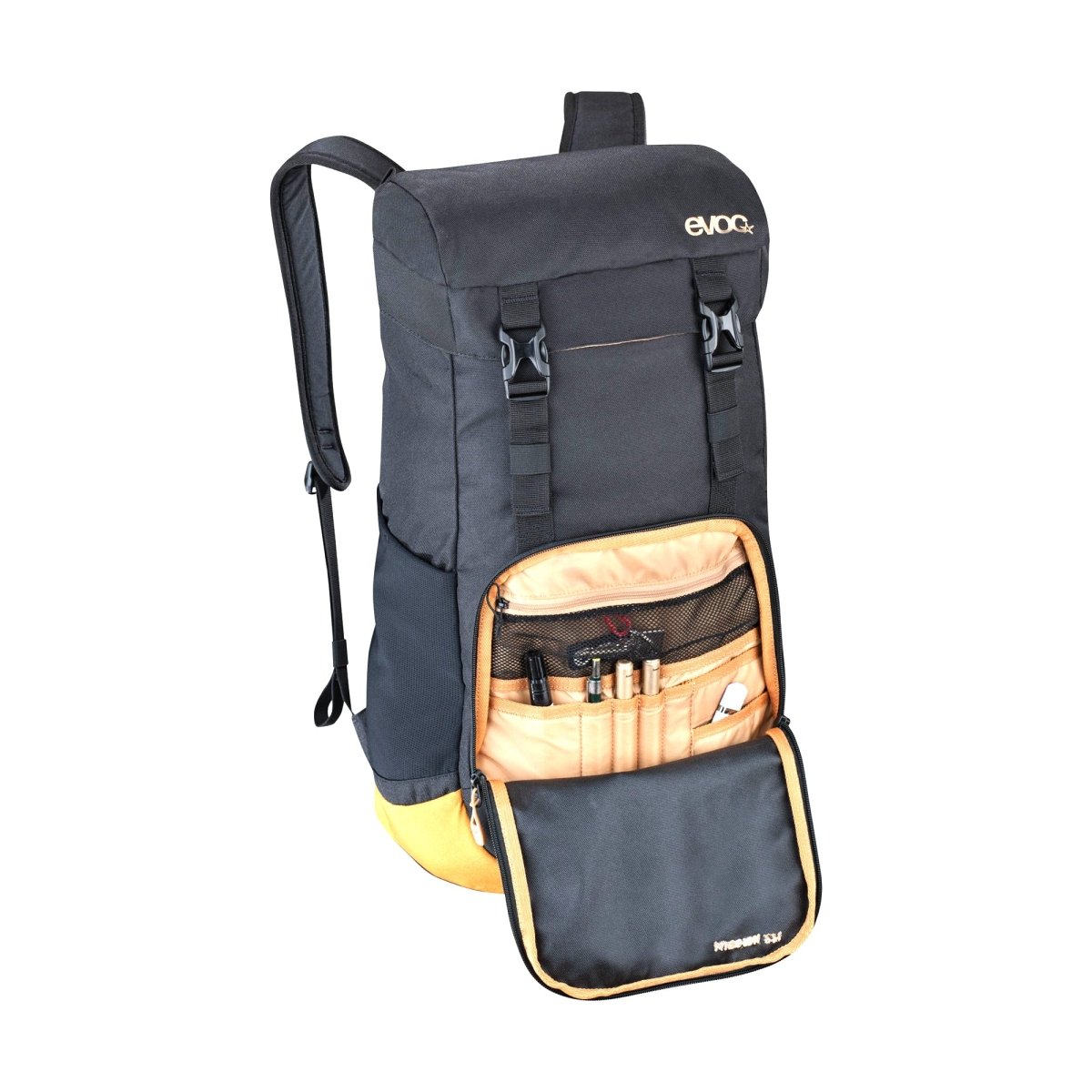 Mochila EVOC Mission 22L Negro – Hidratación MTB - FIERRIDE