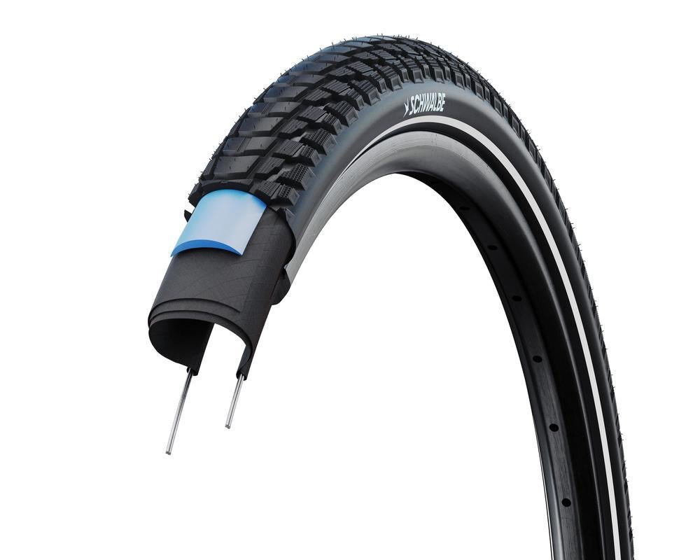 Neumático Schwalbe Marathon Plus Tour SmartGuard ADDIX Green 700x35c - FIERRIDE