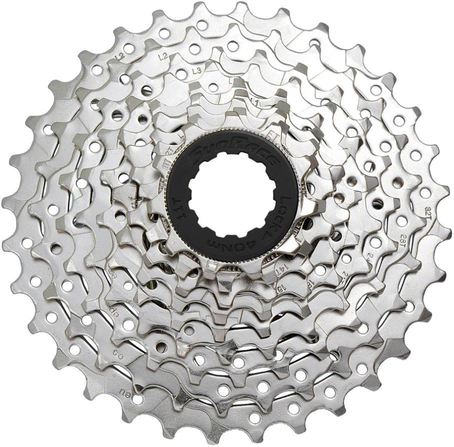 Piñón Cassette SunRace CSM96 9V 11-32T plateado - FIERRIDE