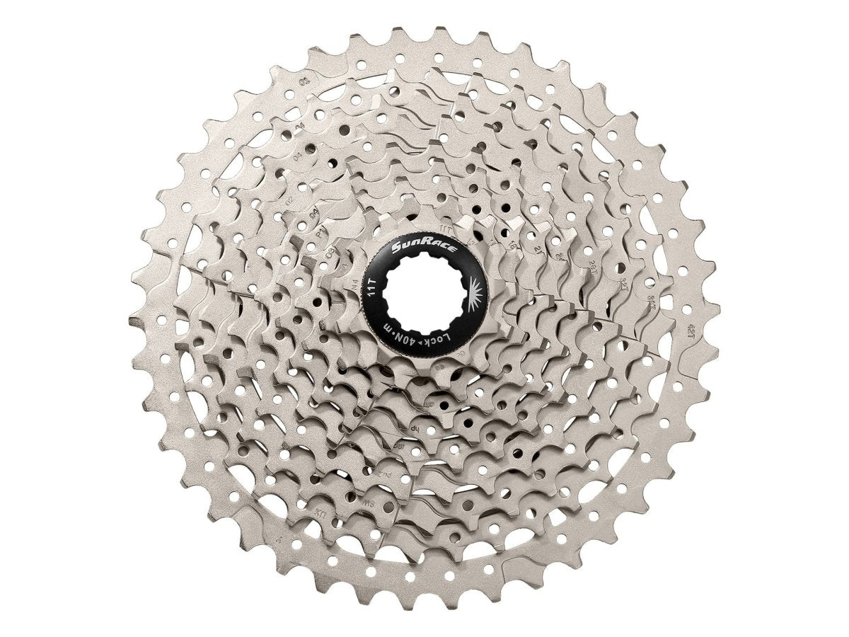 Piñón Cassette SunRace MS2 10V 11-42T plateado - FIERRIDE