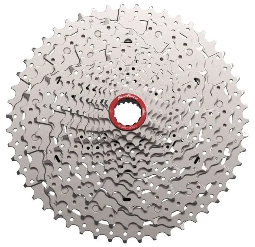 Piñón Cassette SunRace MZ930 12V 10-51T (MS) plateado - FIERRIDE