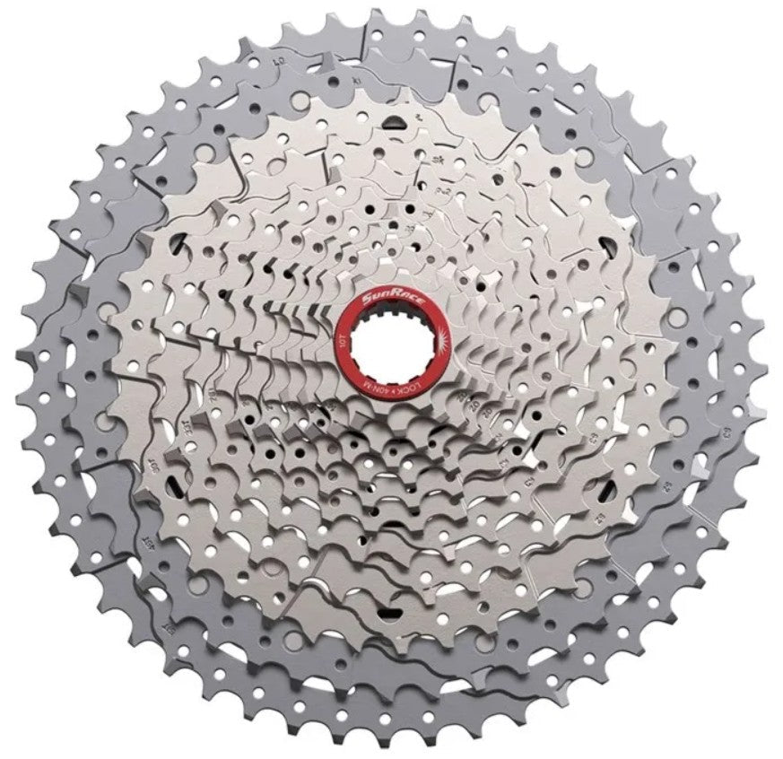 Piñón Cassette SunRace MZ932 12V 10-51T (MS) plateado - FIERRIDE