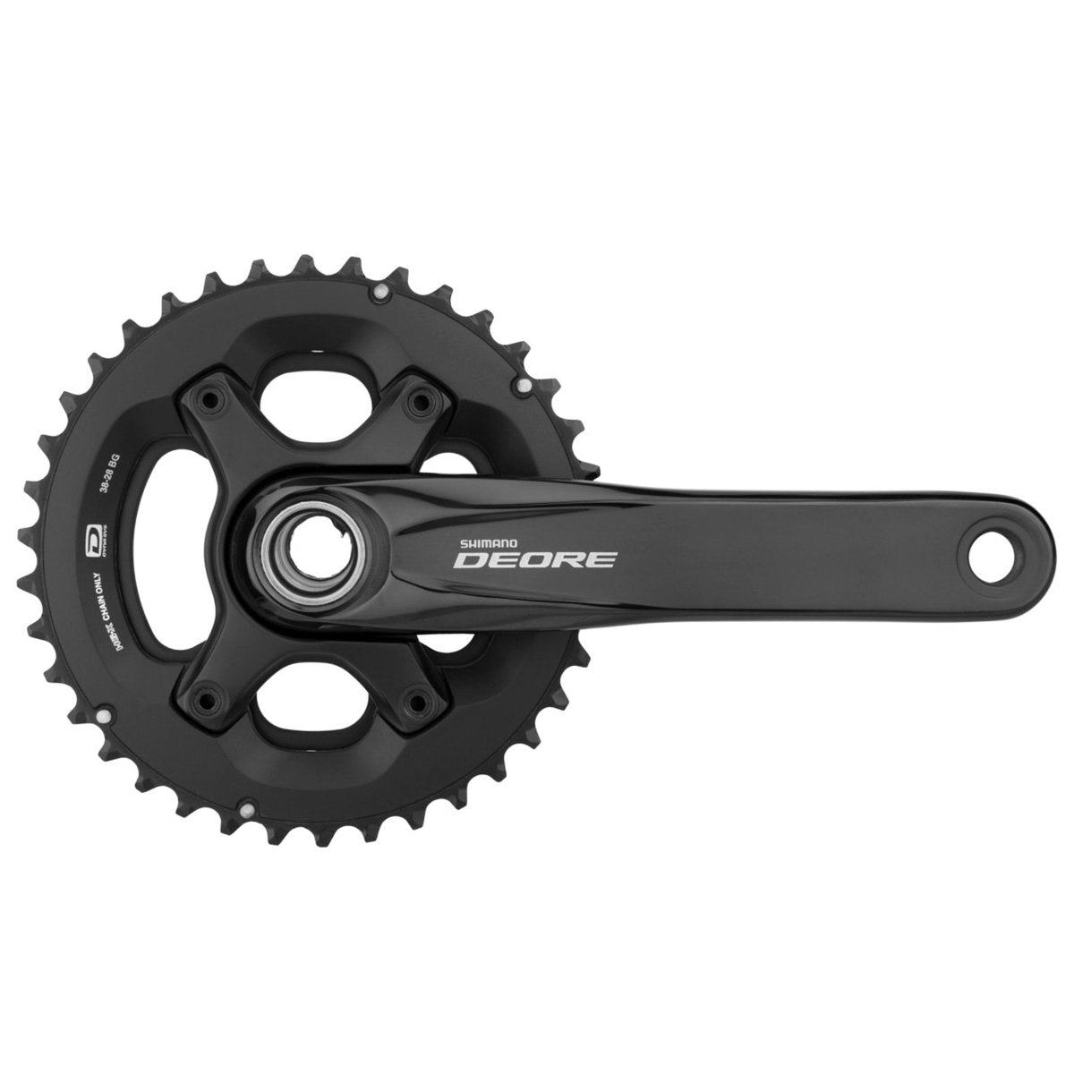 Plato Doble Shimano Deore FC-M6000 175mm 38-28T 10v MTB - FIERRIDE