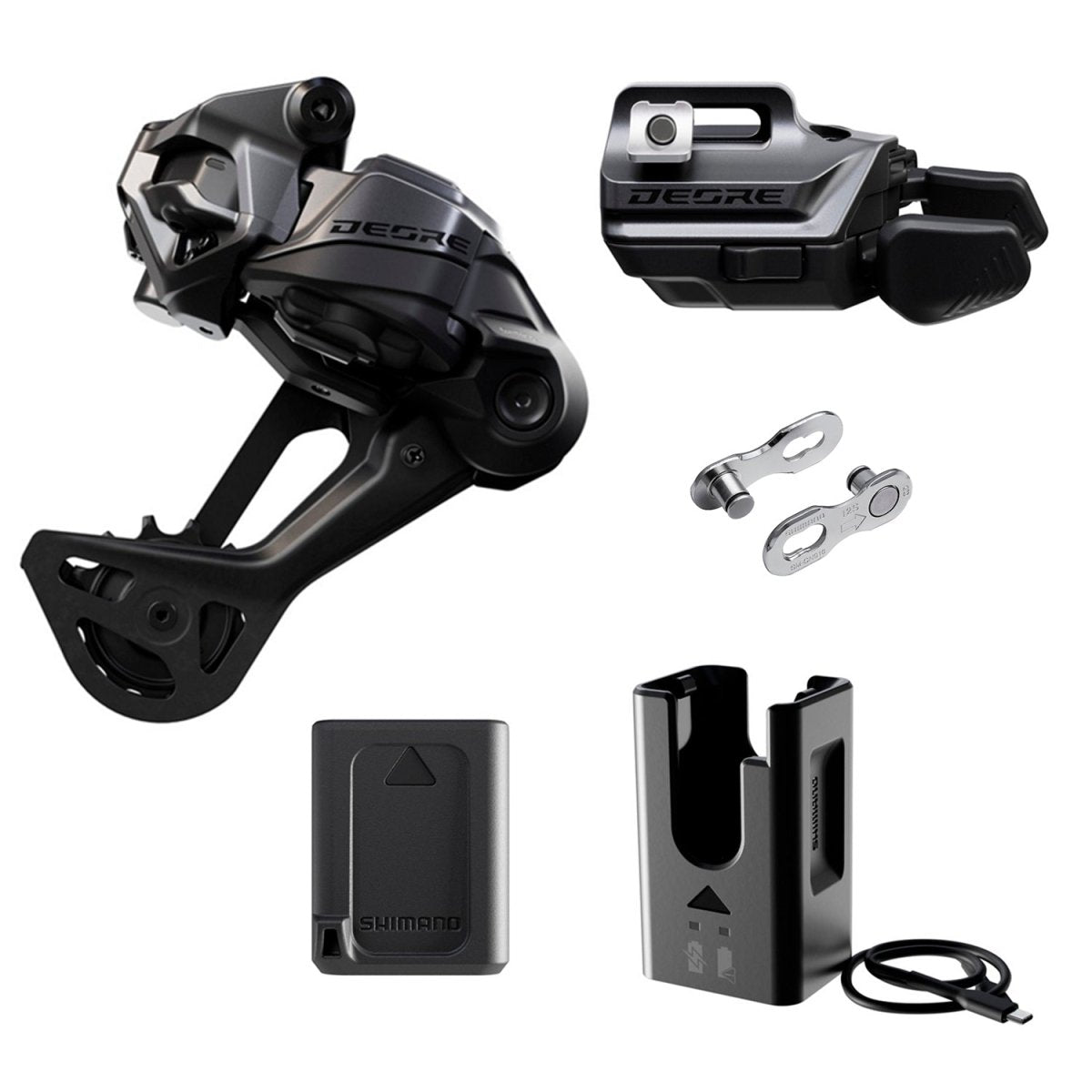 Set Di2 Deore M6250 Shimano – Cambio + Palanca Inalámbrica - FIERRIDE
