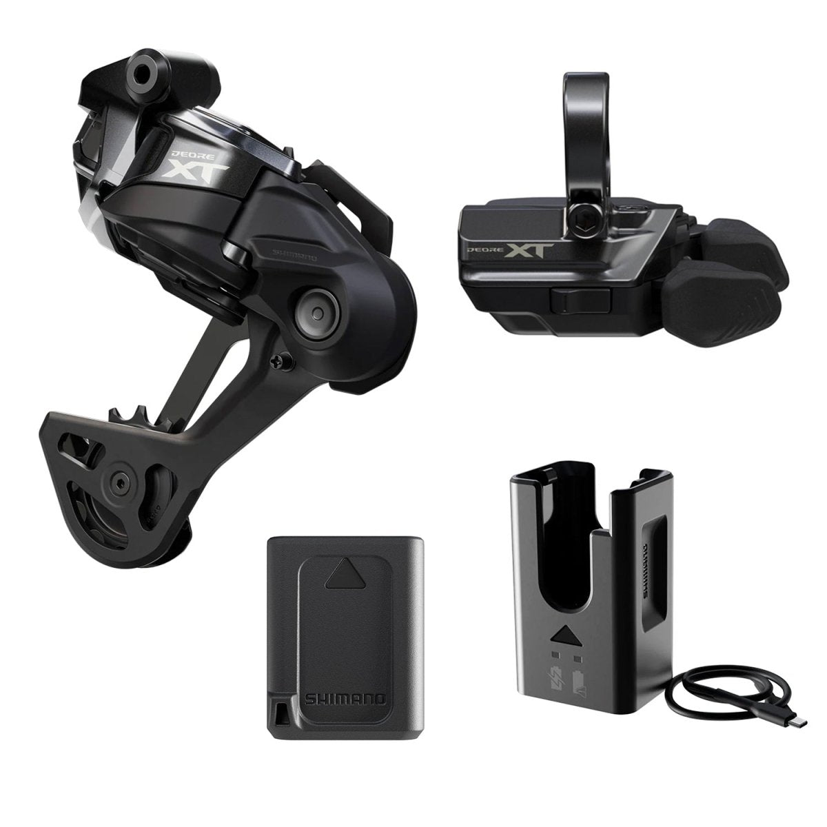Set Transmisión Shimano XT Di2 8250 Shifter y Cambio 4 Piezas - FIERRIDE