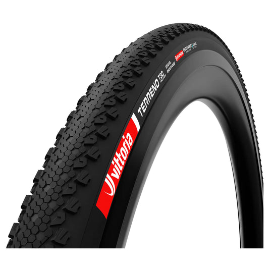 NEUMÁTICO VITTORIA TERRENO T30 FINE LOOSE 700X37 GRAVEL ENDURANCE FULL BLACK G2.0 TLR / FOLDABLE