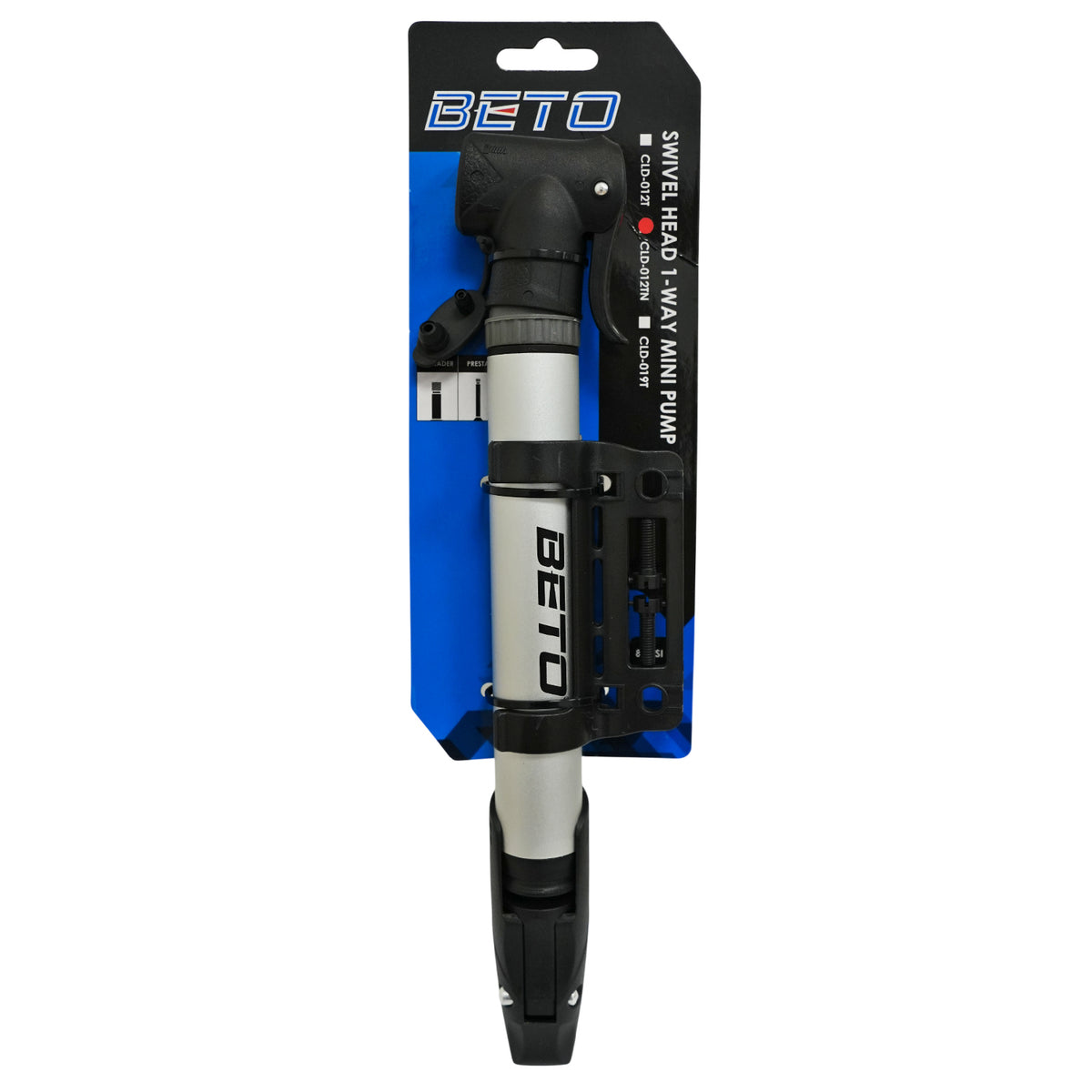 Bombín Aluminio Beto CLD-012TN – 80 PSI Cabeza Móvil