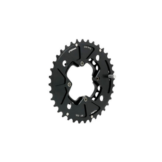 Corona Doble E*Thirteen TRS 2 Aluminio 22-36T Negro MTB