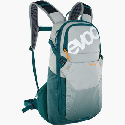 Mochila EVOC E-Ride 12L Hidratación MTB Gris Petróleo