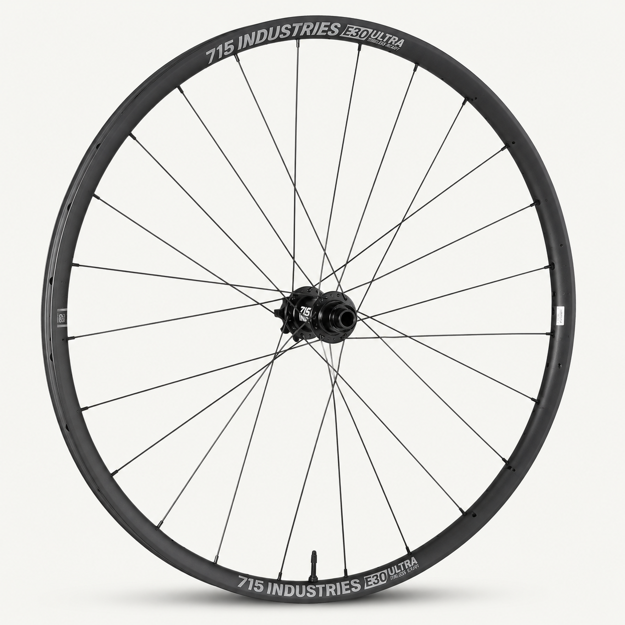 Rueda armada delantera 715Ind Ultra E30 + maza 715Ind 15x110