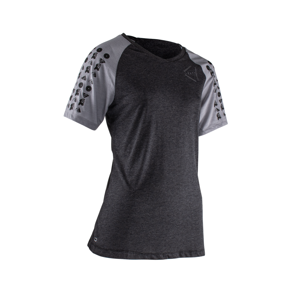 Jersey Leatt MTB Manga Corta Mujer AllMtn 2.0 V22 Negro
