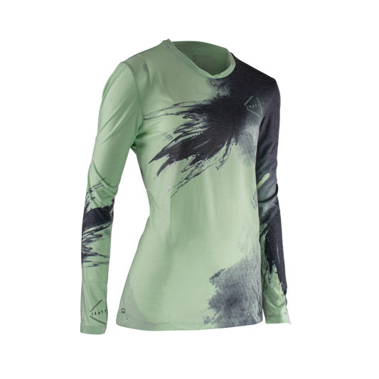 Jersey Leatt MTB Manga Larga Mujer Gravity 2.0 Mint – Talla XL