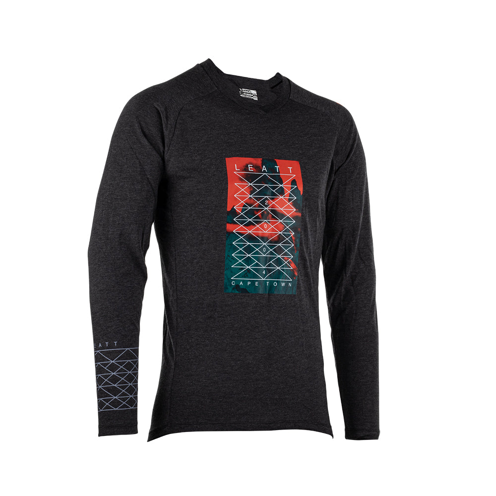 Jersey Leatt MTB Gravity 2.0 V23 Manga Larga Negro