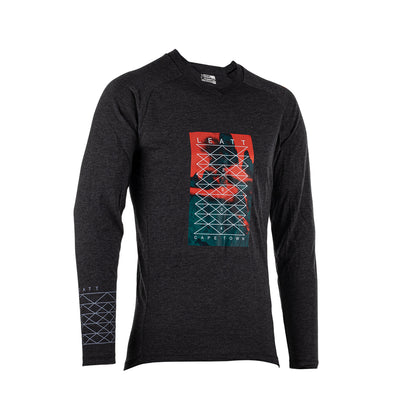 Jersey Leatt MTB Gravity 2.0 V23 Manga Larga Negro