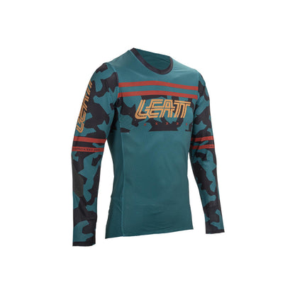 Jersey Leatt MTB Gravity 4.0 V25 Manga Larga Cream