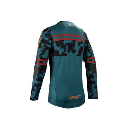 Jersey Leatt MTB Gravity 4.0 V25 Manga Larga Teal