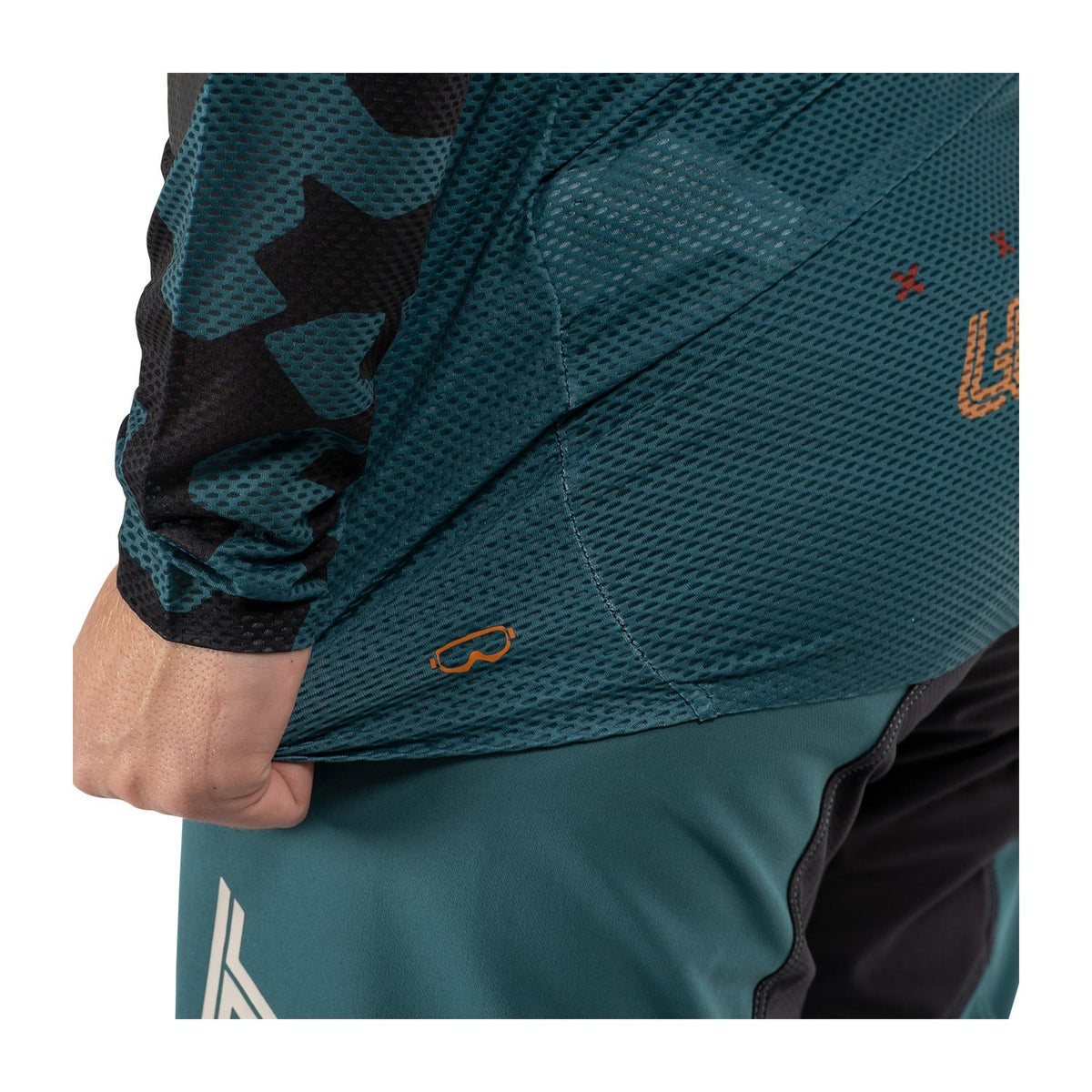 Jersey Leatt MTB Gravity 4.0 V25 Manga Larga Teal