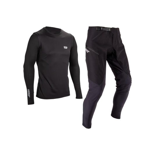 Kit Leatt MTB Ride Infantil JR 1.0 V25 Negro XL EU150-160cm