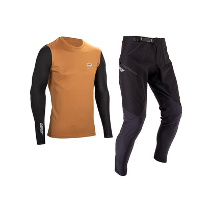 Kit Leatt MTB Ride Infantil JR Mini 1.0 V25 Rust XXS EU100-110cm