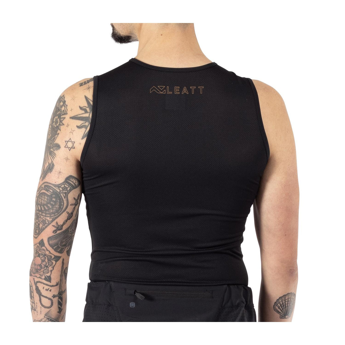 Polera Leatt Primera Capa Sin Mangas V25 Negro L