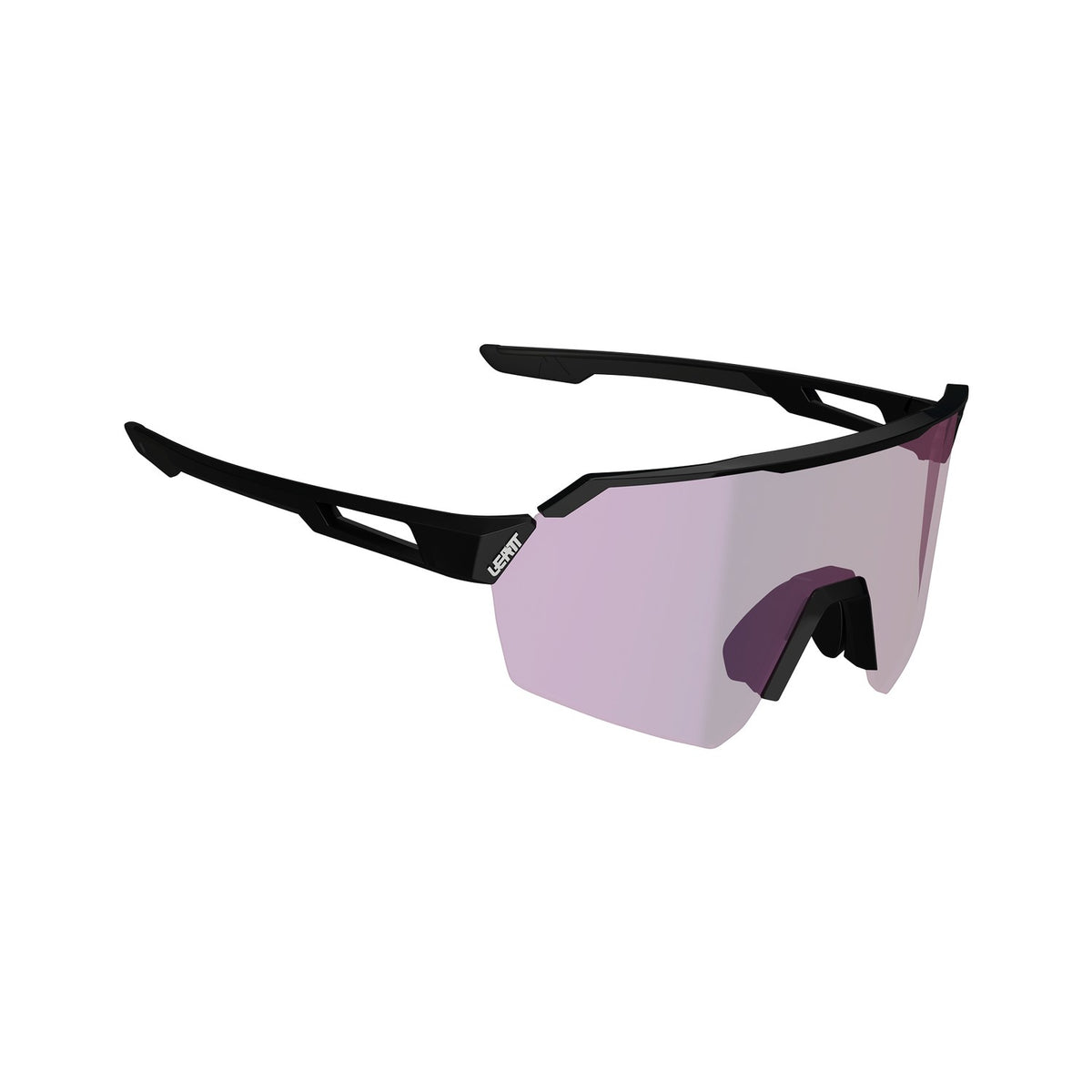 Lentes Leatt RideViz Lite Negro Satinado Cristal Iriz Morado