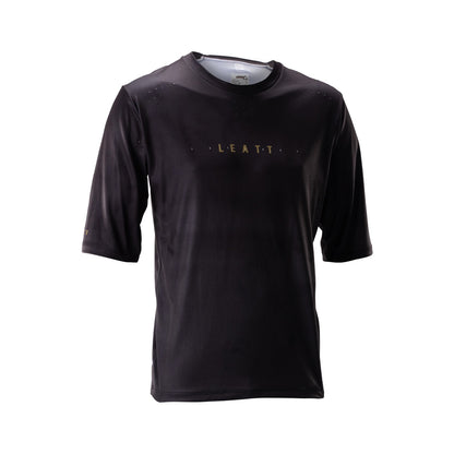 Jersey Leatt MTB Gravity 4.0 Manga Corta Negro - Talla S