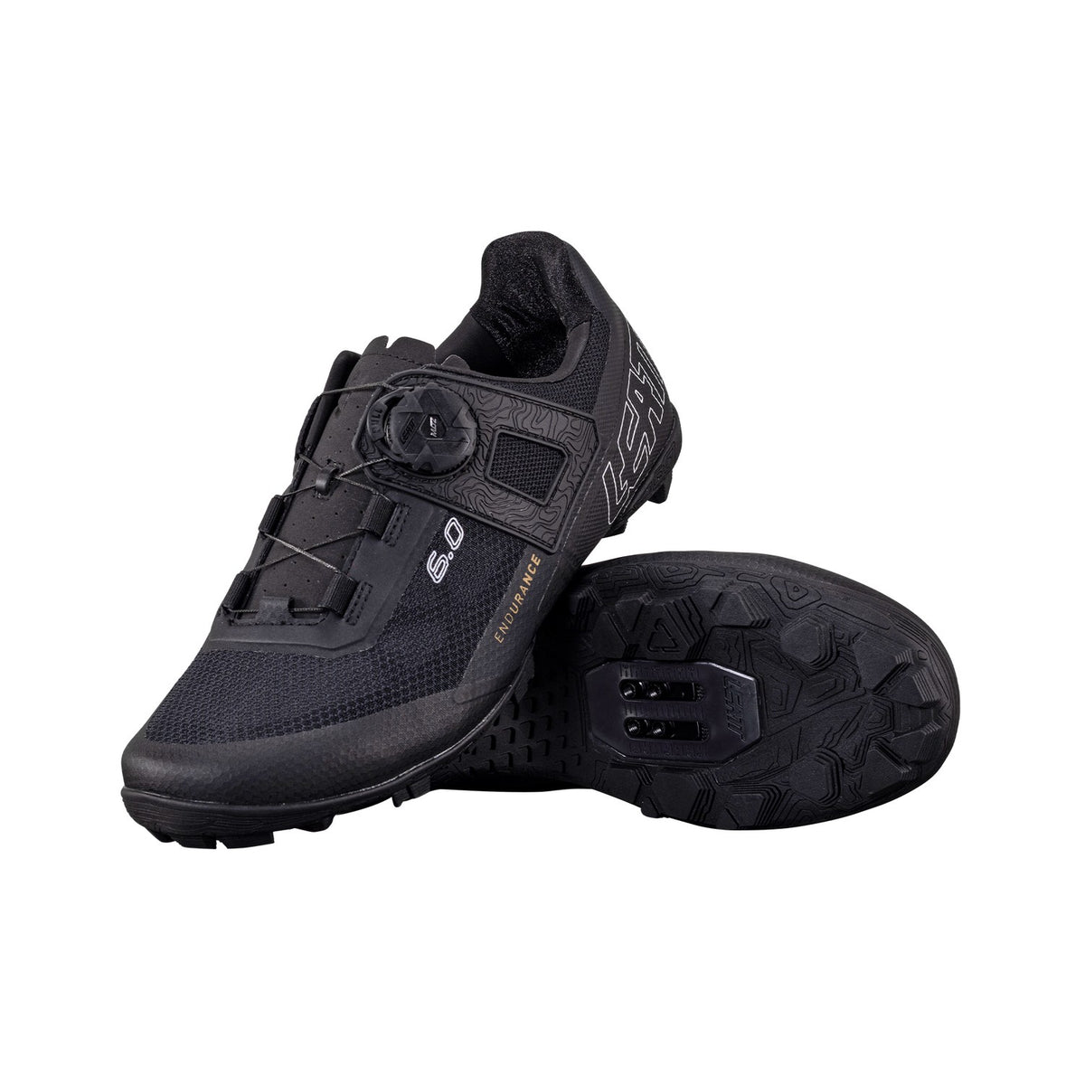 Zapatillas Leatt Endurance PRO 6.0 Fijación MTB Negro Talla 40
