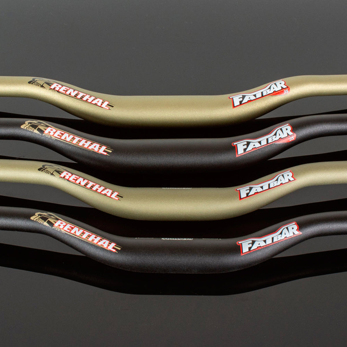 Manubrio Renthal Fatbar 800x35mm Rise 20 Aluminio Negro