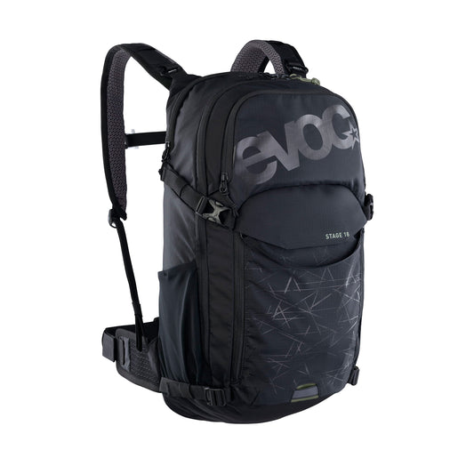Mochila EVOC Stage 18L Hidratación MTB Negro