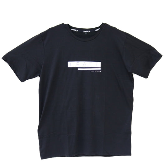 Polera Leatt Logo Blanco Negro M | Lifestyle MTB